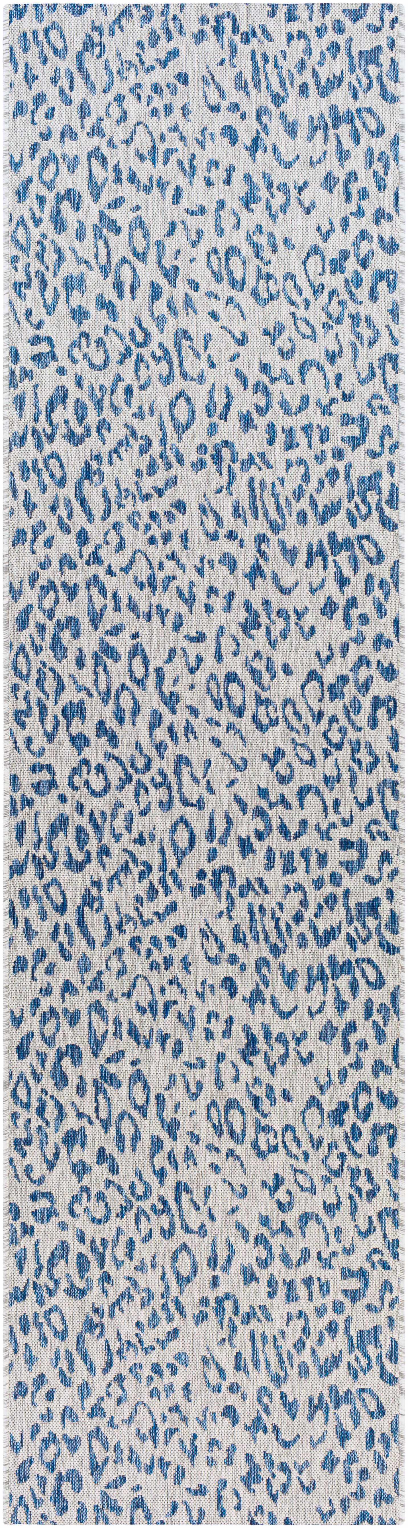 Skipsea Blue Leopard Performance Rug - Decor Addict, LLC