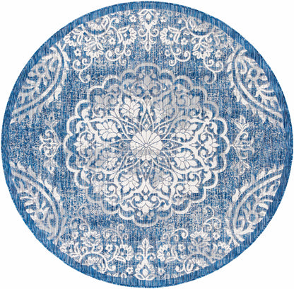 Skipsea Blue Leopard Performance Rug - Decor Addict, LLC