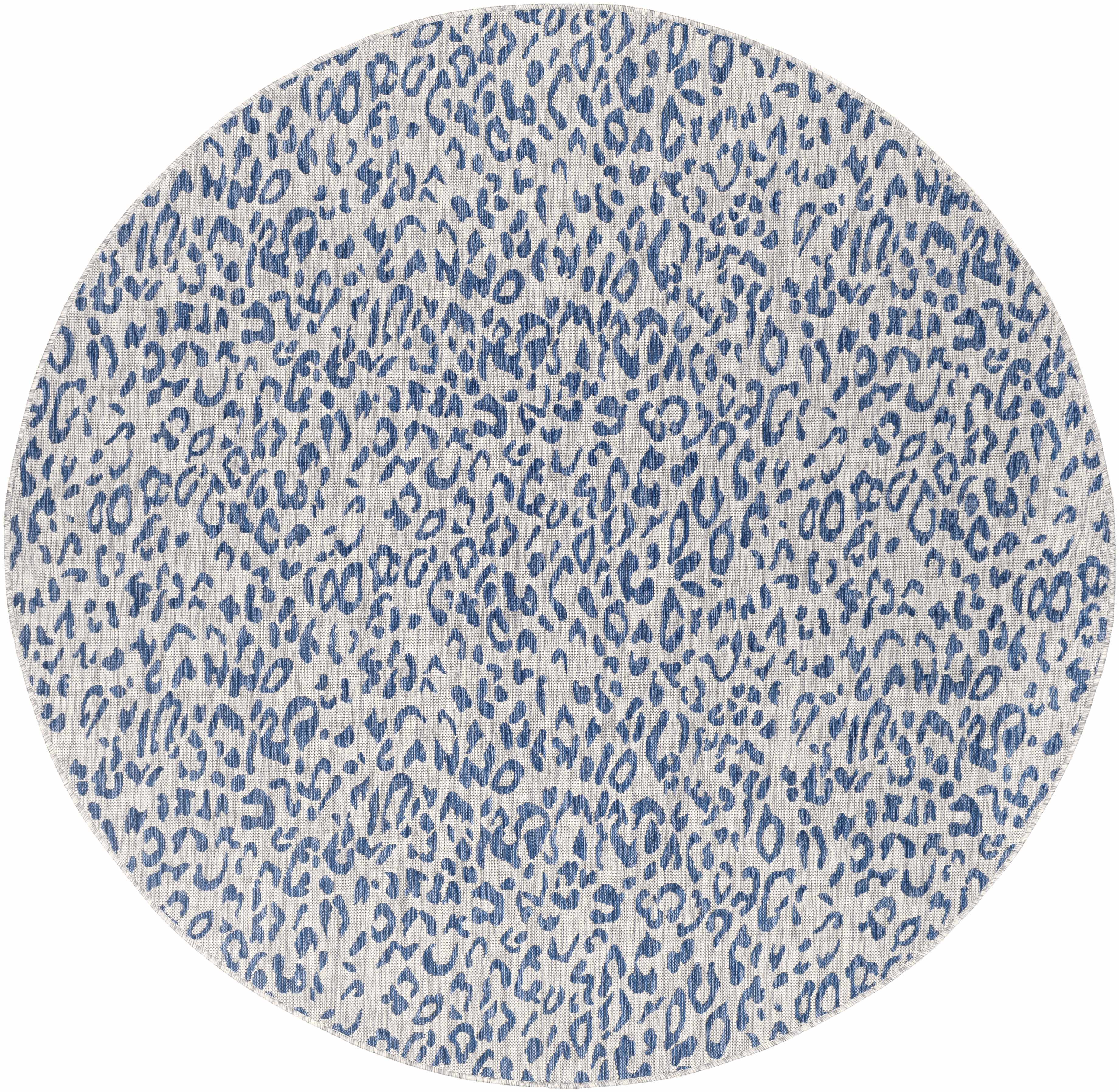 Skipsea Blue Leopard Performance Rug - Decor Addict, LLC