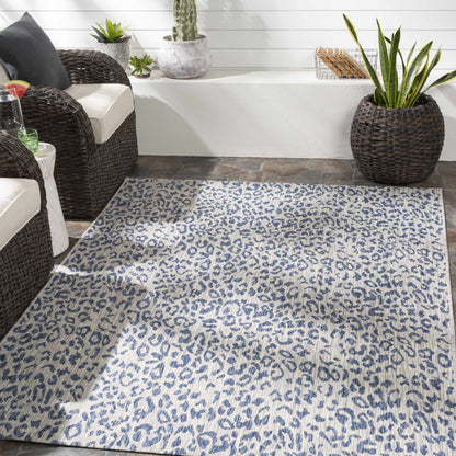 Skipsea Blue Leopard Performance Rug - Decor Addict, LLC