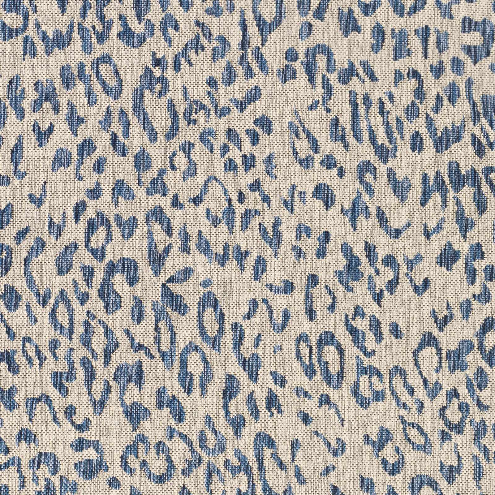 Skipsea Blue Leopard Performance Rug - Decor Addict, LLC