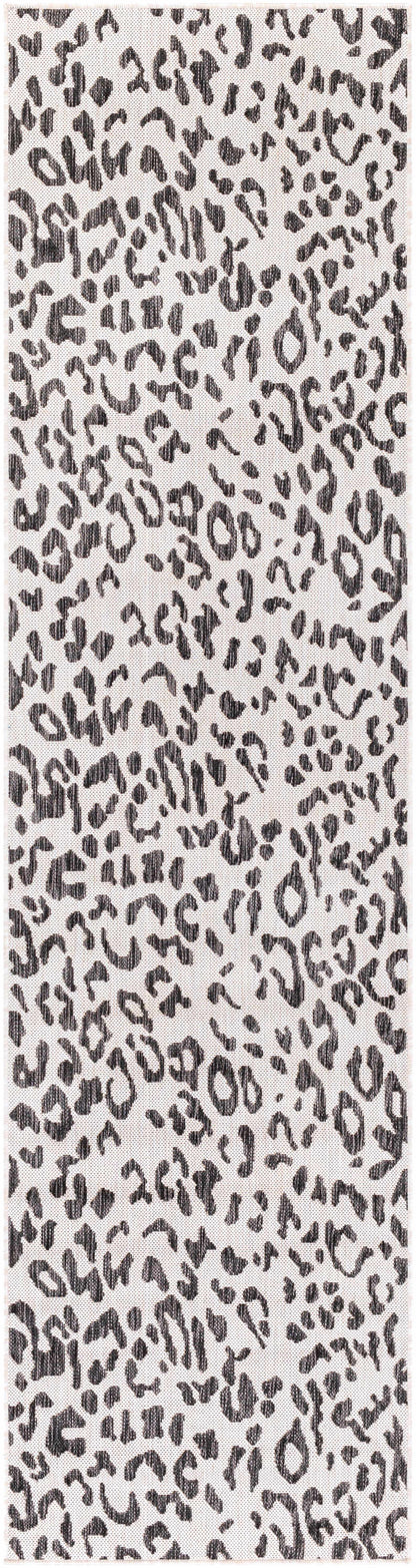 Alderbury White Leopard Print Rug - Decor Addict, LLC