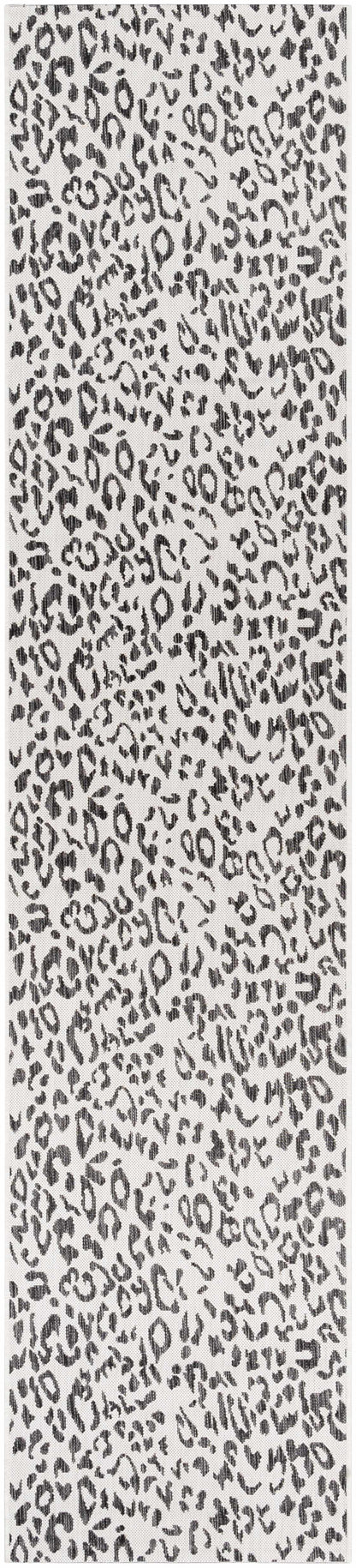 Alderbury White Leopard Print Rug - Decor Addict, LLC