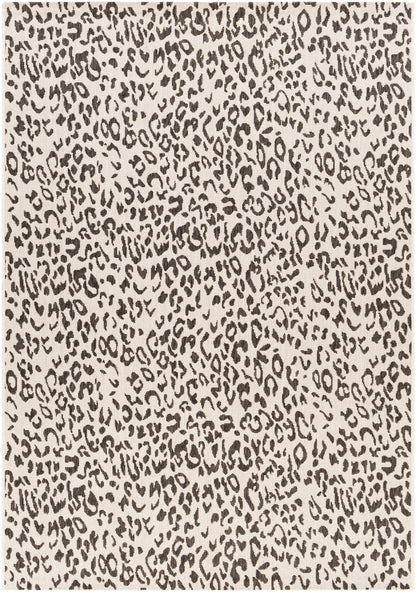 Alderbury White Leopard Print Rug - Decor Addict, LLC