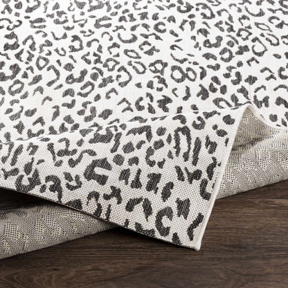 Alderbury White Leopard Print Rug - Decor Addict, LLC