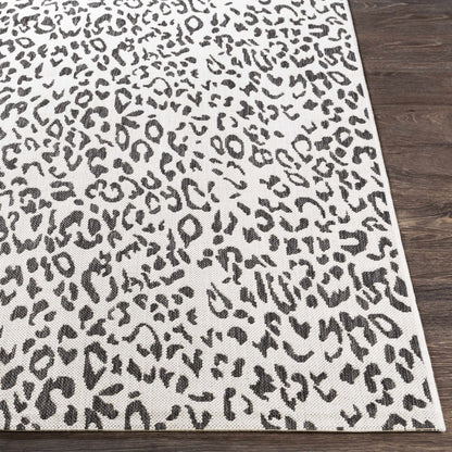 Alderbury White Leopard Print Rug - Decor Addict, LLC