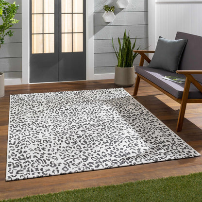 Alderbury White Leopard Print Rug - Decor Addict, LLC