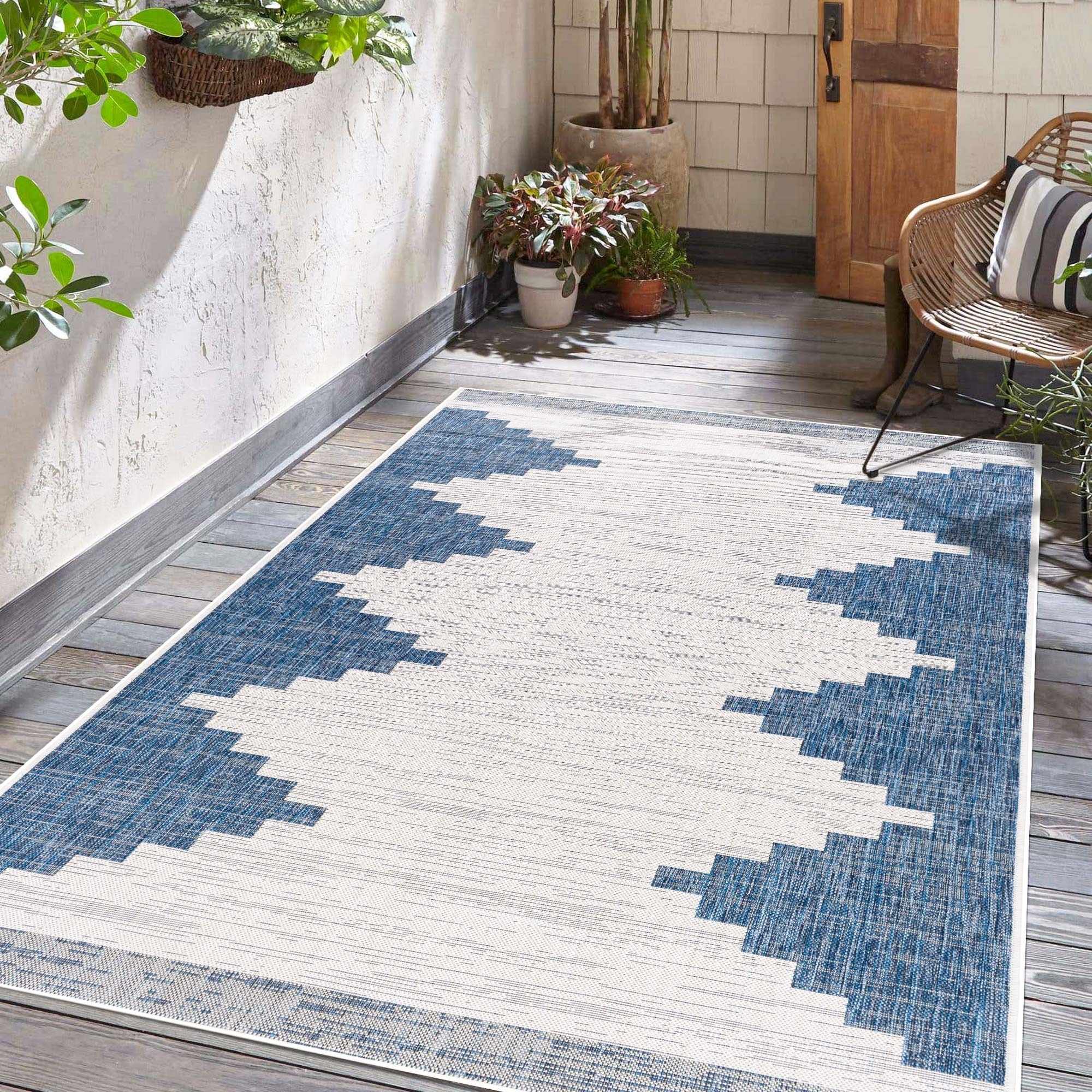 Djugun Navy Area Rug - Decor Addict, LLC