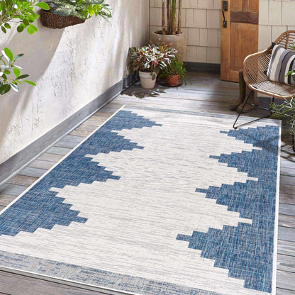 Djugun Navy Area Rug - Decor Addict, LLC