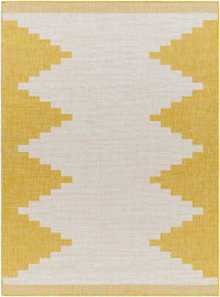 Djugun Yellow Outdoor Rug - Decor Addict, LLC