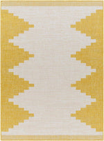 Djugun Yellow Outdoor Rug - Decor Addict, LLC