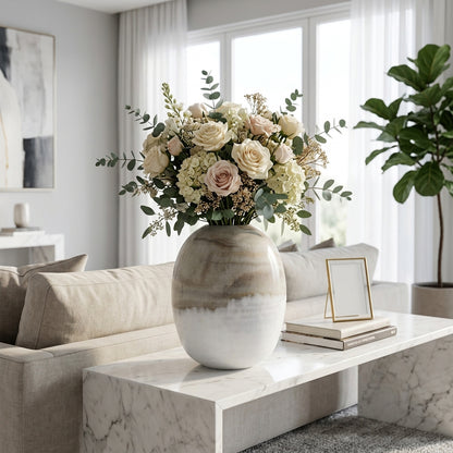 Chathamside Gray Glass Vase view 2