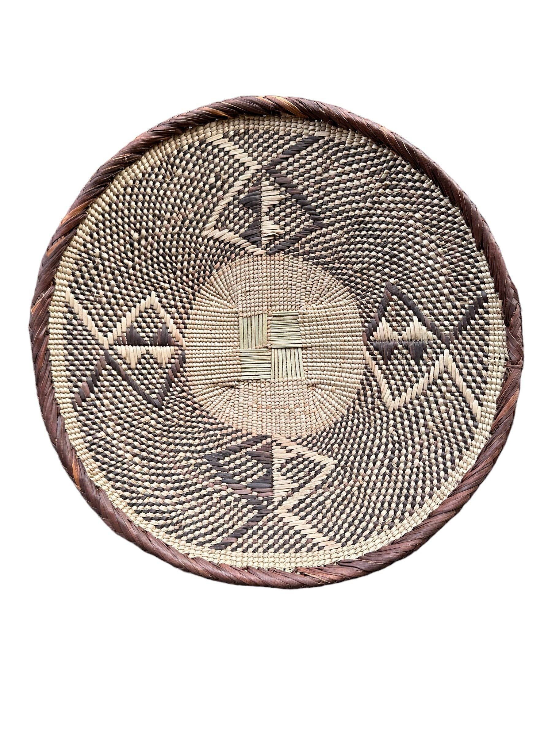African Binga or Tonga Zimbabwe Basket 14"  Basket # 1 - Decor Addict, LLC