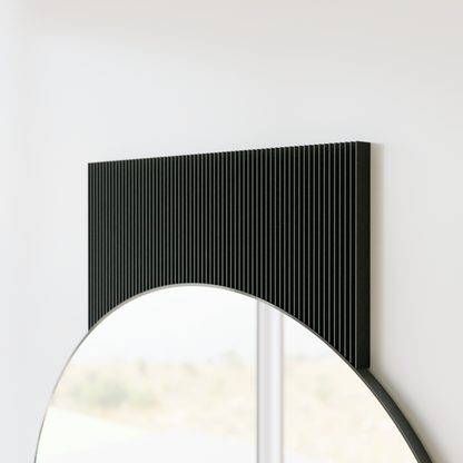 SOL Mirror: Midnight Black / 32" Mirror x 45" Tall - Decor Addict, LLC