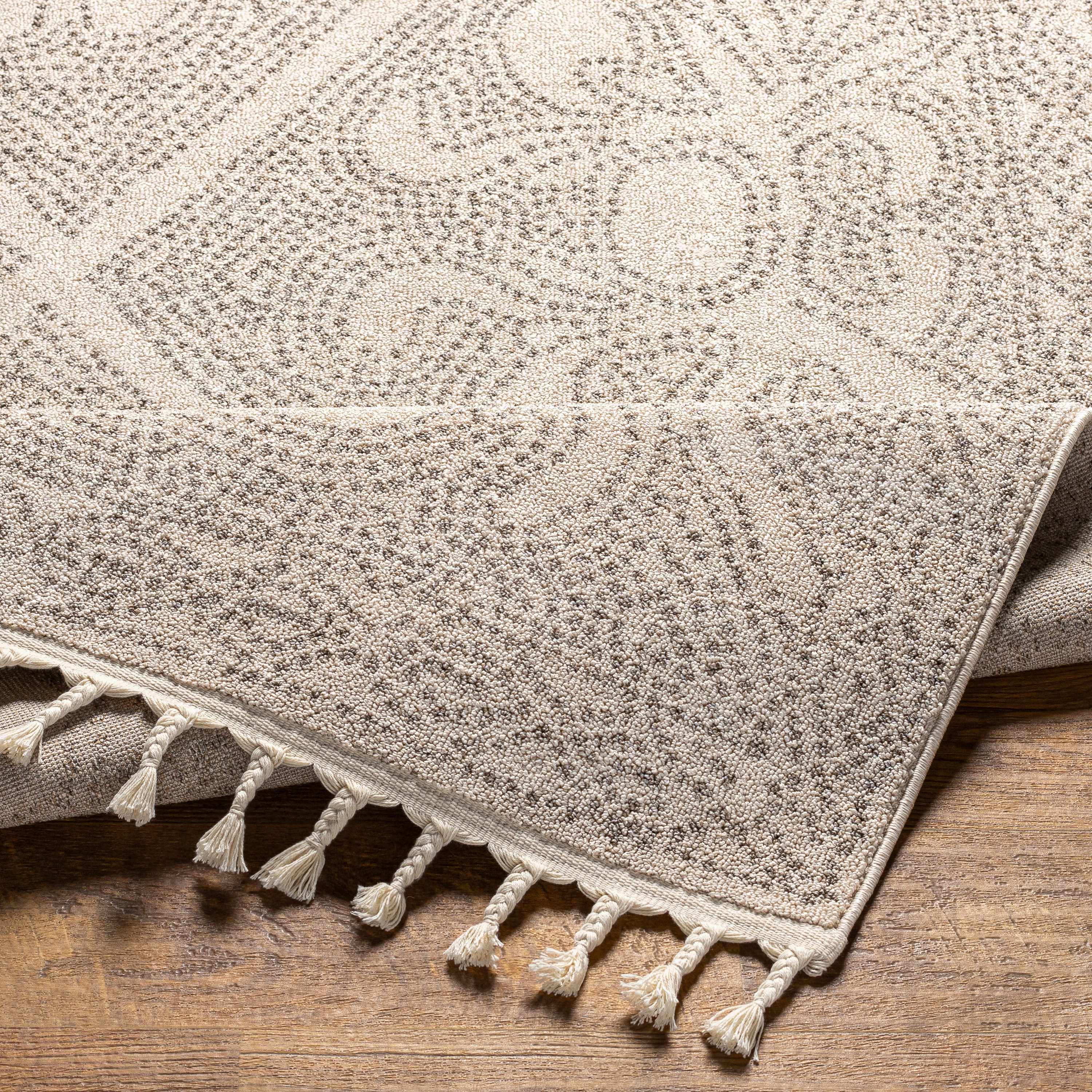 Birdwood Cream & Brown Area Rug - Decor Addict, LLC