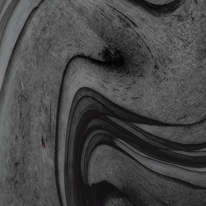 13" Katrina Gray Swirl Lidded Glass Bottle in Gray by Elevarre - Decor Addict, LLC