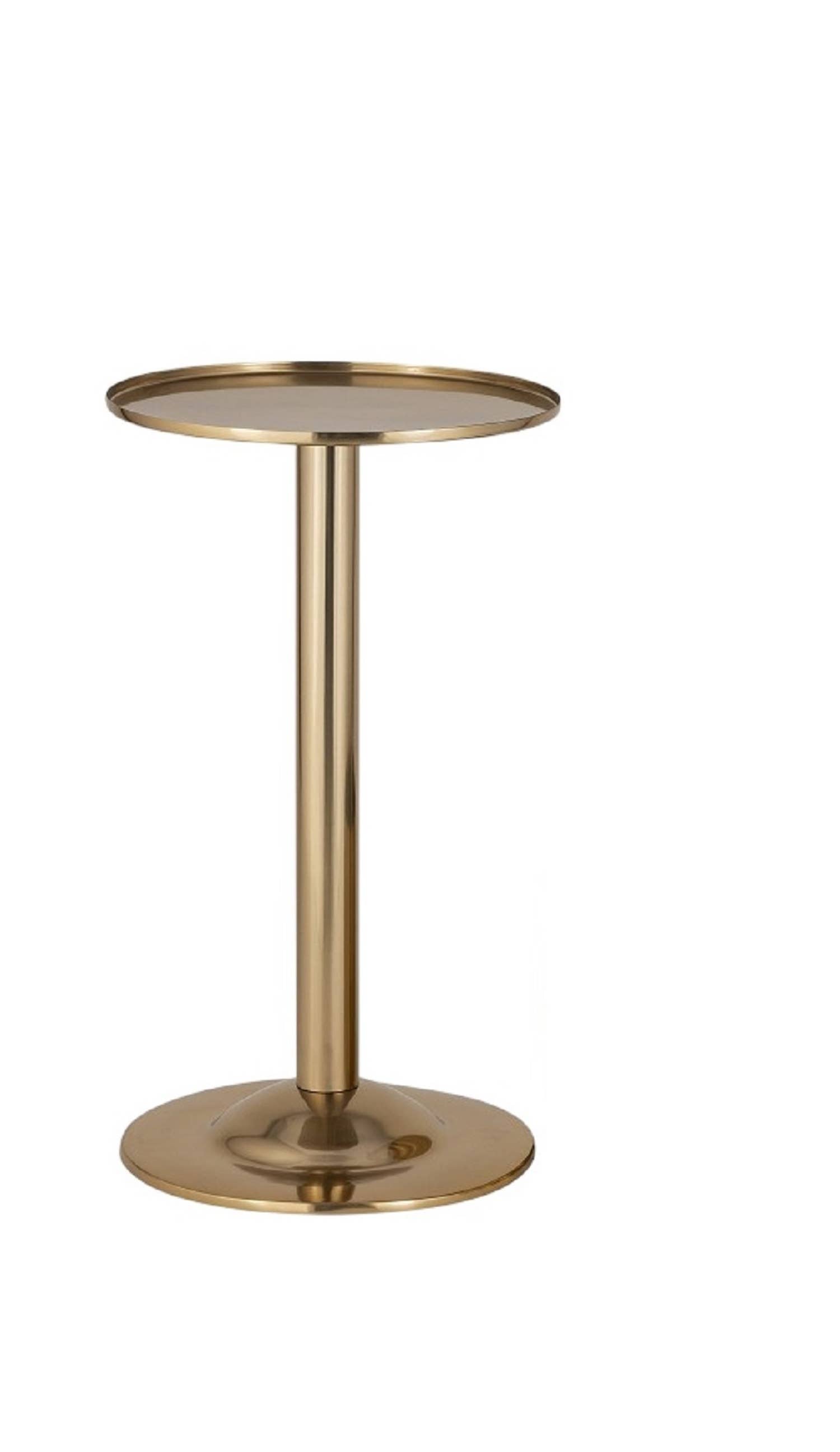Gold Steel Ice Bucket Stand Only Small: Gold / STEEL - Decor Addict, LLC