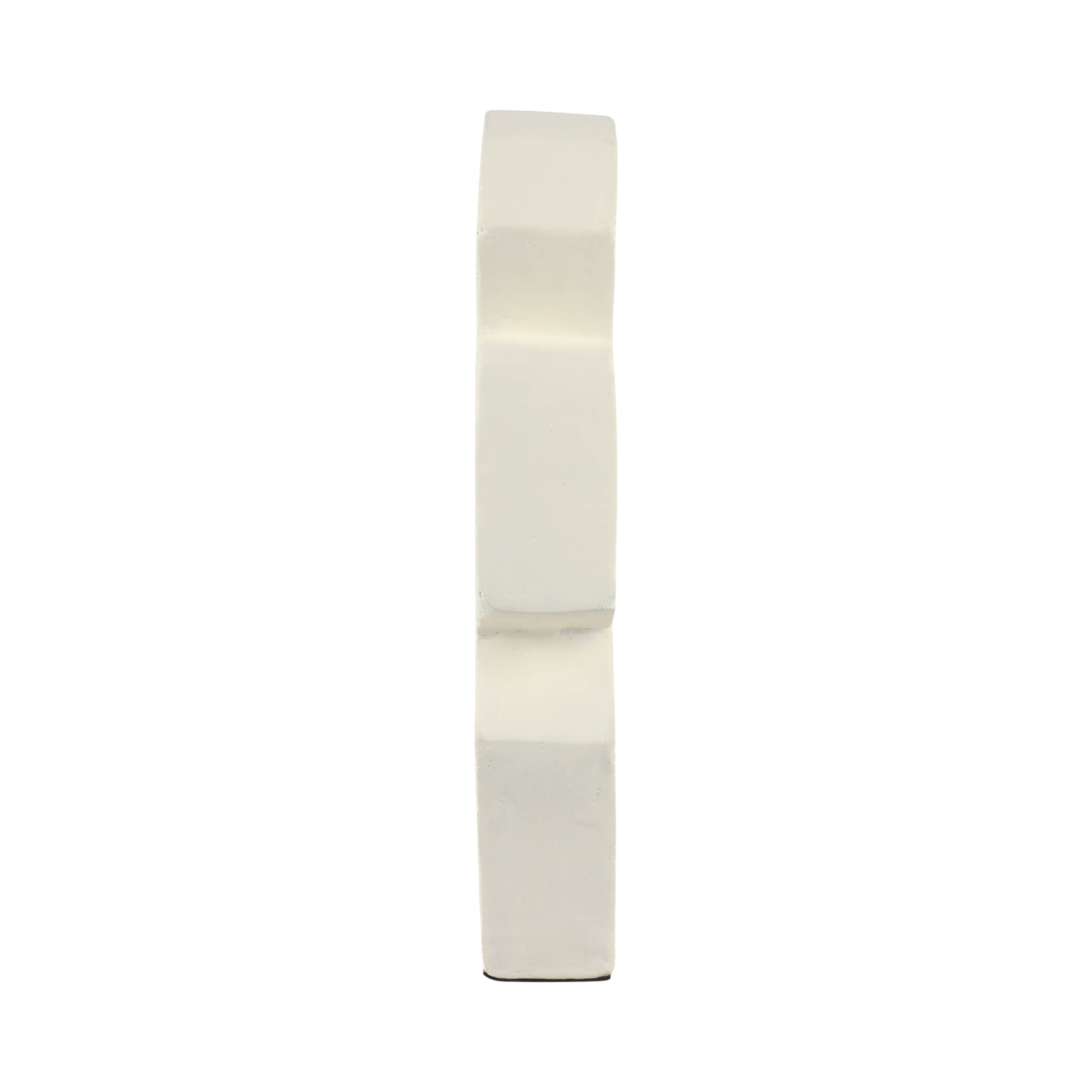 Ivory 18 in. Terracotta Abstract Sculpture - Decor Addict, LLC