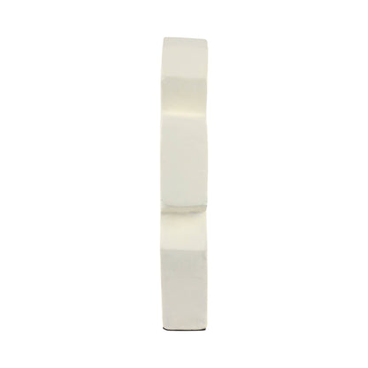 Ivory 18 in. Terracotta Abstract Sculpture - Decor Addict, LLC