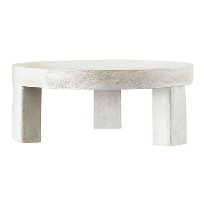 Mango Wood Riser - Stone - Decor Addict, LLC