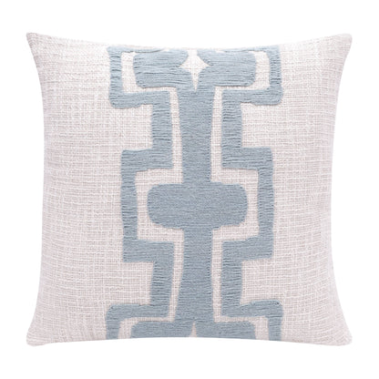 Seanna Geometric Handmade Decorative Throw Pillow: Onyx/ivory / 20" x 20" - Decor Addict, LLC