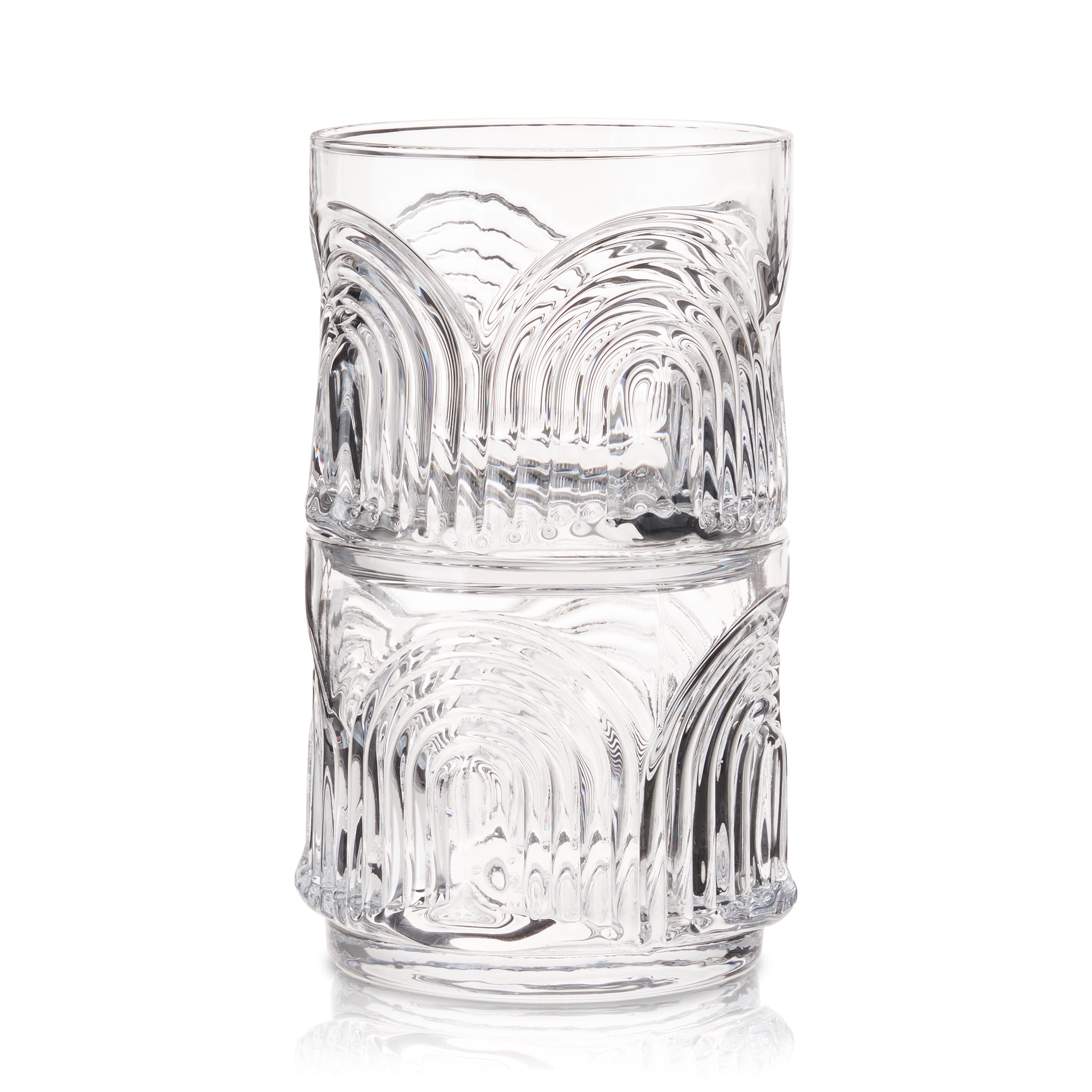 Beau Crystal Lowball Tumblers, Set of 2 - Decor Addict, LLC