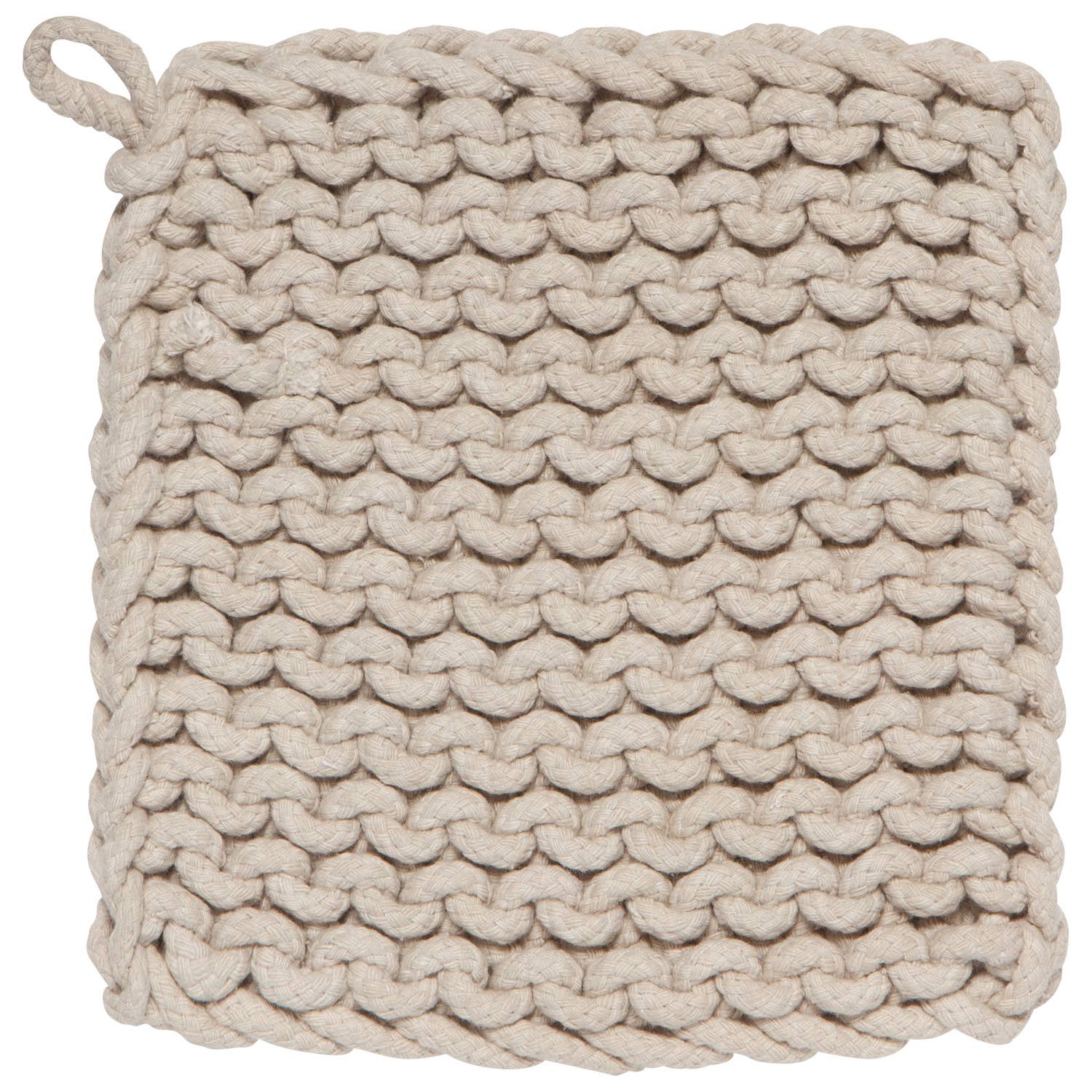 Dove Gray Knit Potholder - Decor Addict, LLC