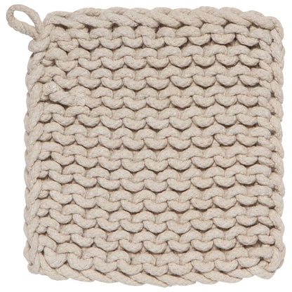 Dove Gray Knit Potholder - Decor Addict, LLC