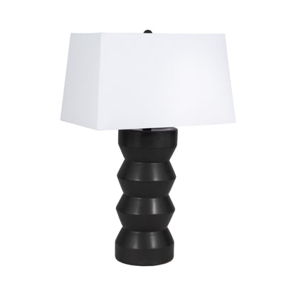 28" Totem Table Lamp, Black - Decor Addict, LLC