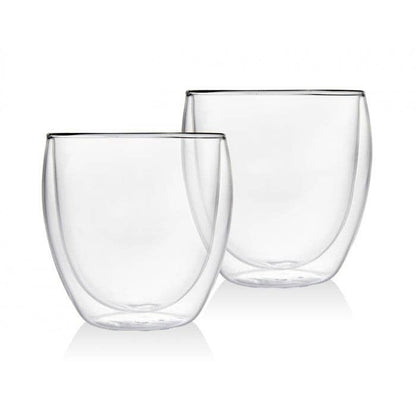 Set of Two Double-wall Coffee Mugs 8.5oz - Decor Addict, LLC