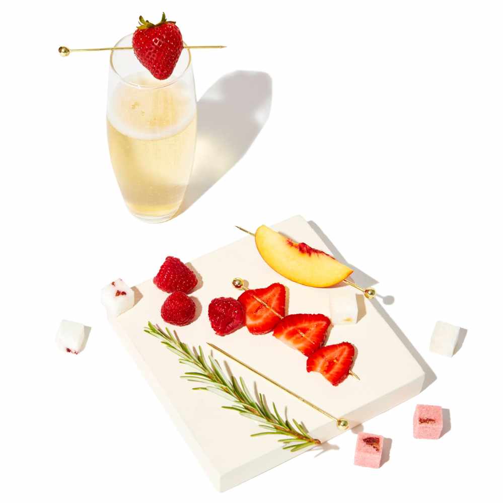 Set of 4 Gold Luxe  Cocktail Picks - Decor Addict, LLC