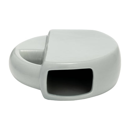 Gray 9 in. Ceramic Novelty Solid Garden Watering Can - Decor Addict, LLC