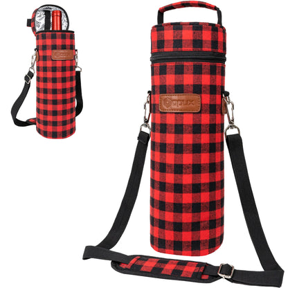 1 Bottle Wine Carrier Bag: Black / 1 Bottle - Decor Addict, LLC