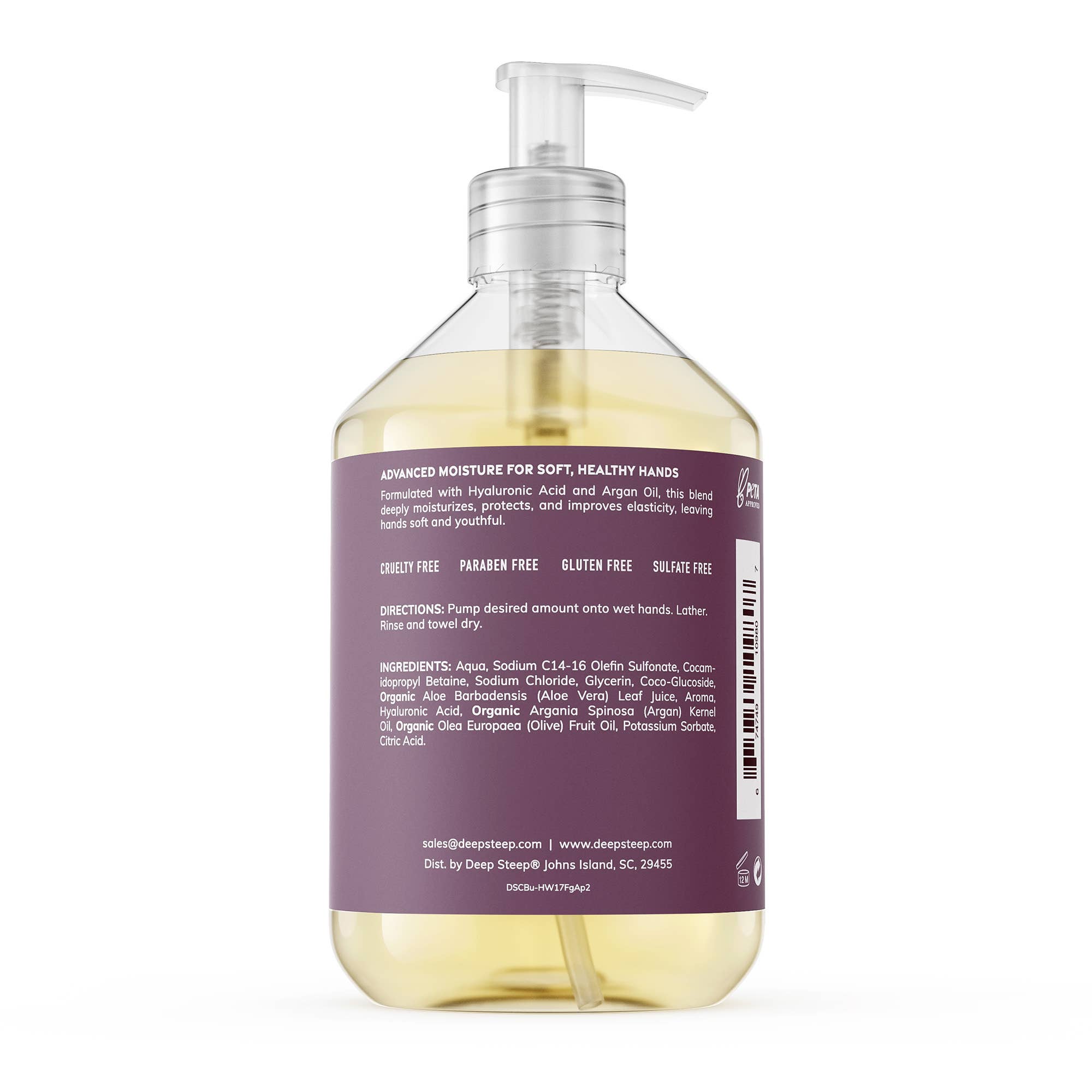 Argan Oil Liquid Hand Wash - Fig Apricot 17.6oz - Decor Addict, LLC