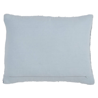 Denim Chindi Throw Pillow: Denim / Down Filled / 16"x23" - Decor Addict, LLC