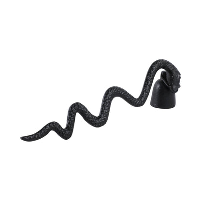11 in. Black Metal Snake Candle Snuffer - Decor Addict, LLC