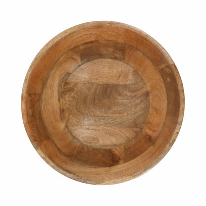12" Bowl With Ball Feet, Nat - Decor Addict, LLC