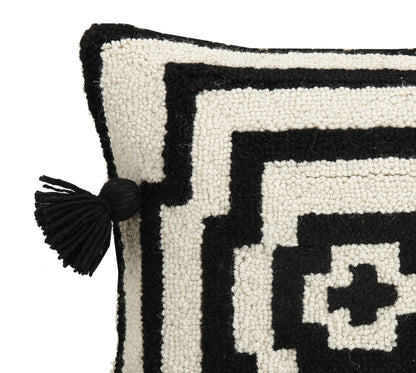 Hypnotic Black Tassels Hook Pillow - Jungalow - Decor Addict, LLC
