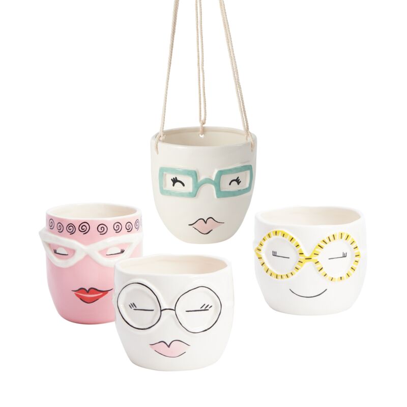 Fab Hanging Pot Cori 5"x 5" - Decor Addict, LLC