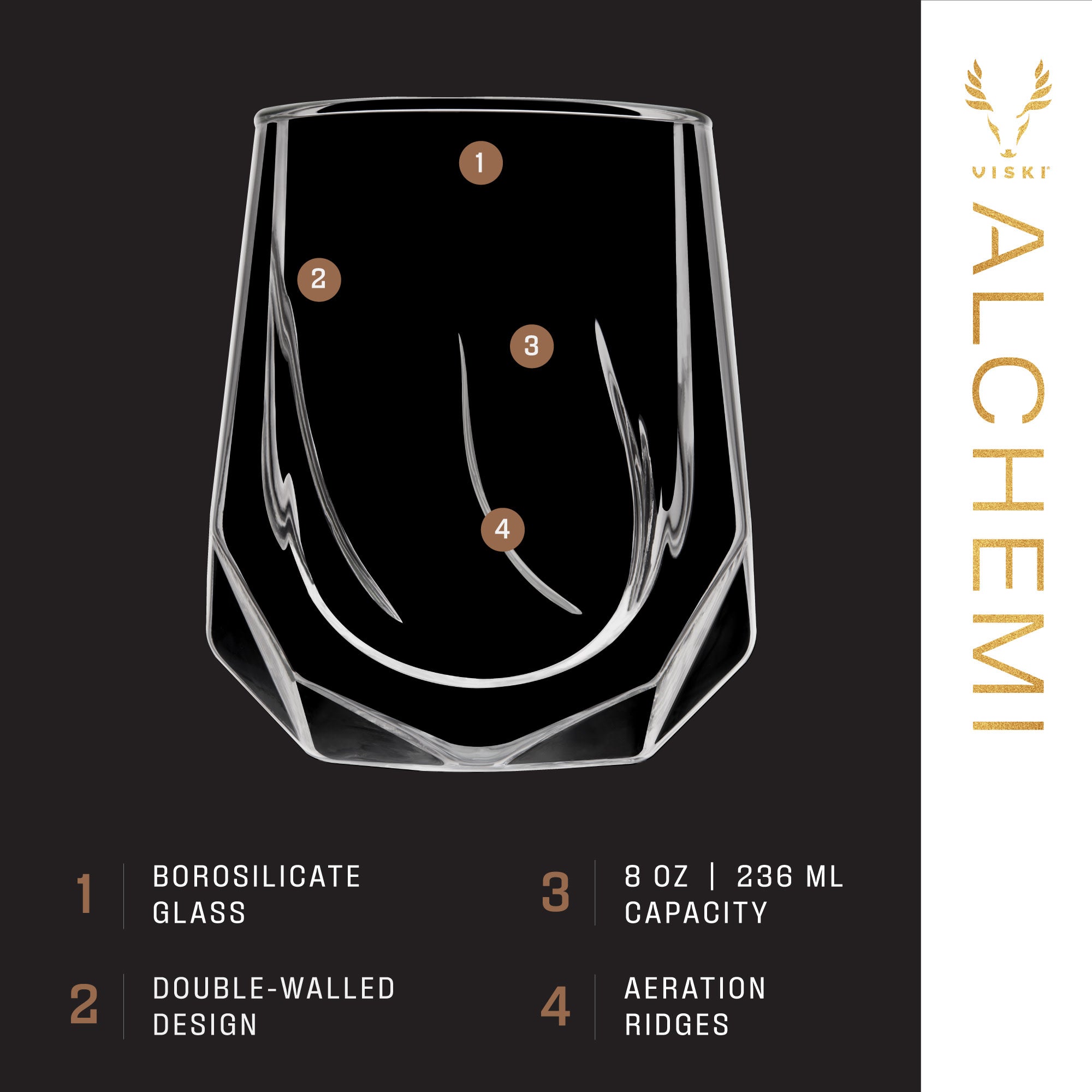 Alchemi Aerating Wine Tasting Glass - Decor Addict, LLC