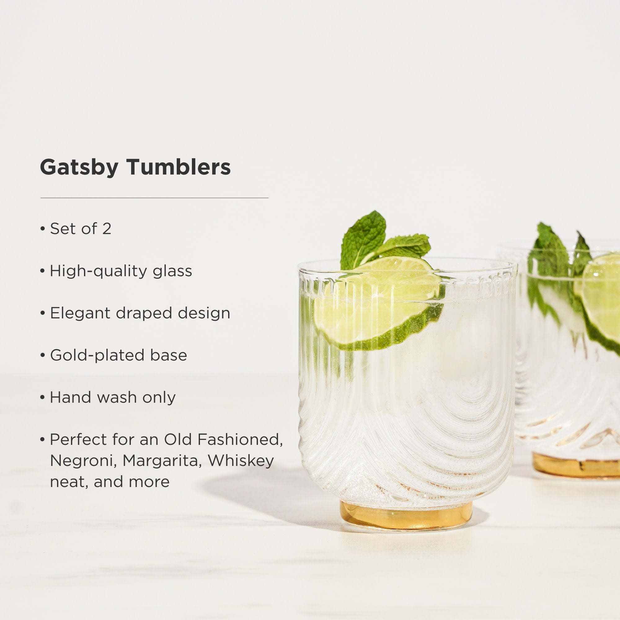 Gatsby Tumblers Set of 2 - Thumbnail 5