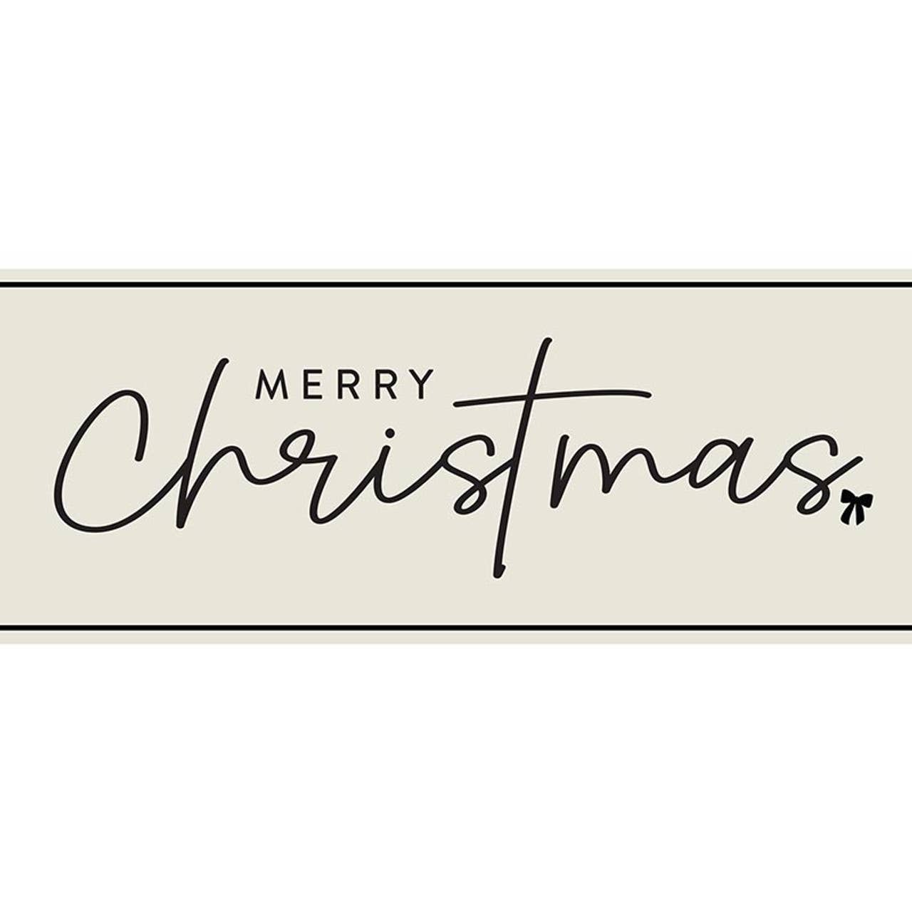 Paper Table Runner - Merry Christmas: Material - Decor Addict, LLC