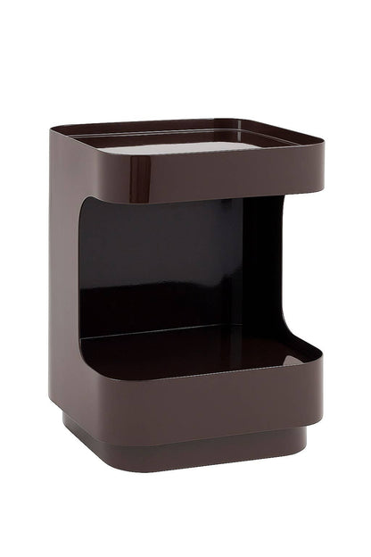 Brown Side Table: Brown / IRON - Decor Addict, LLC