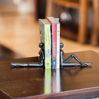 Ladies Stretching Metal Bookend Set - Decor Addict, LLC