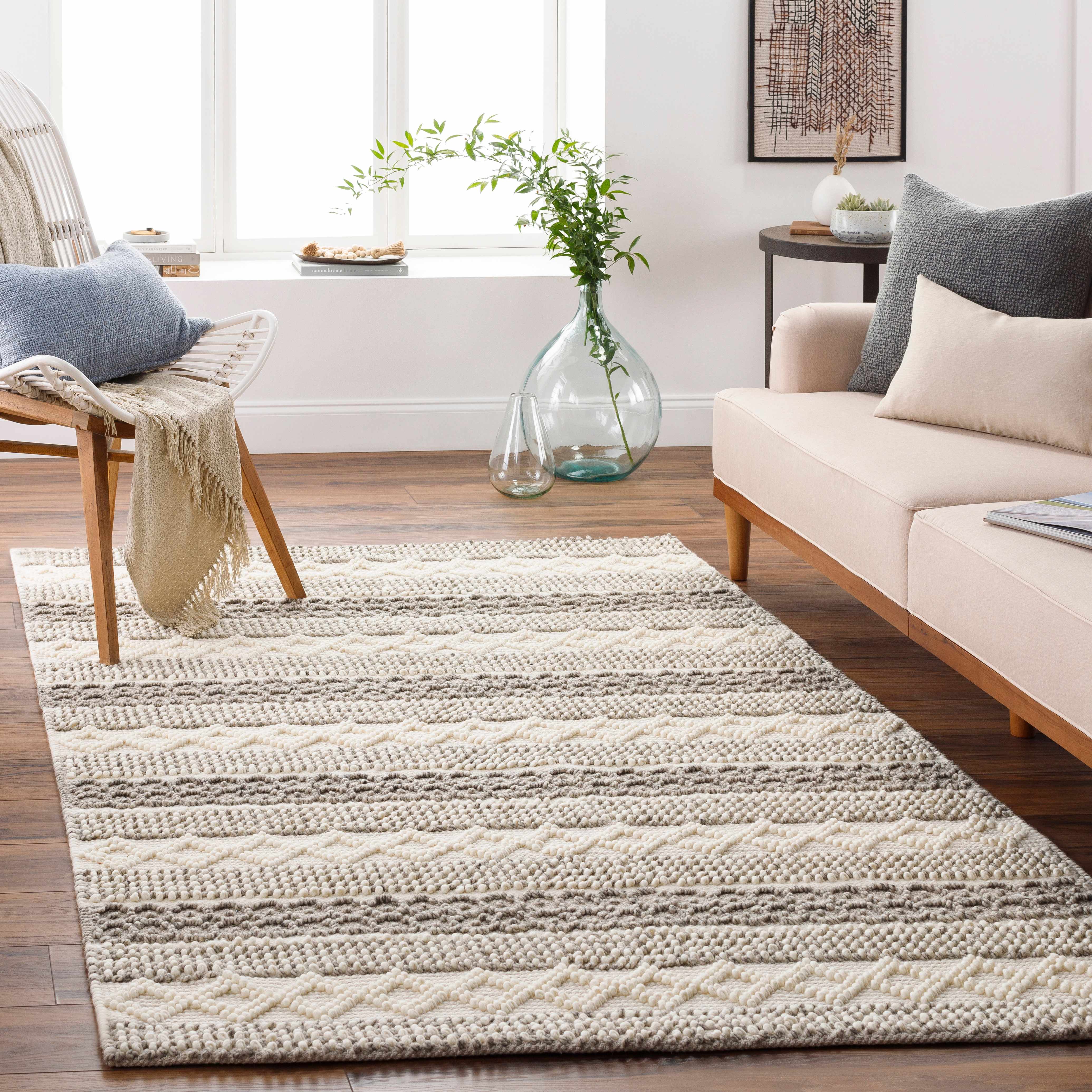 Valley Cream&Beige Scandi Boho Carpet - Decor Addict, LLC