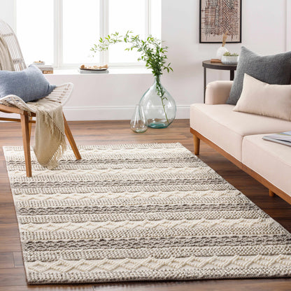 Valley Cream&Beige Scandi Boho Carpet - Decor Addict, LLC