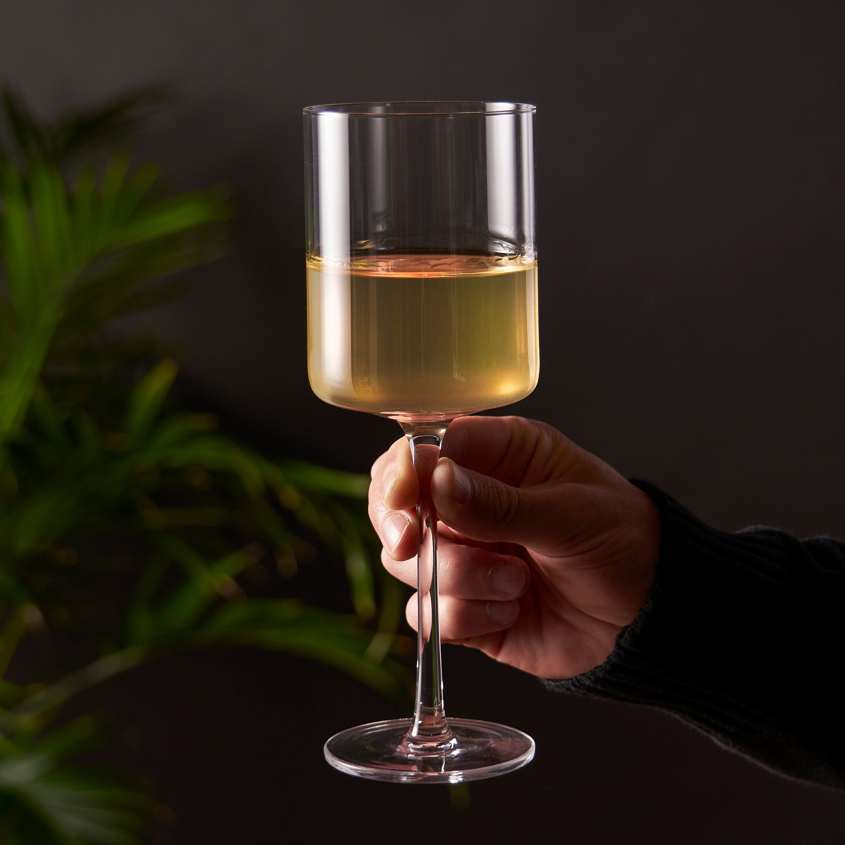 Laurel Crystal White Wine Glasses Set of 2 - Decor Addict, LLC