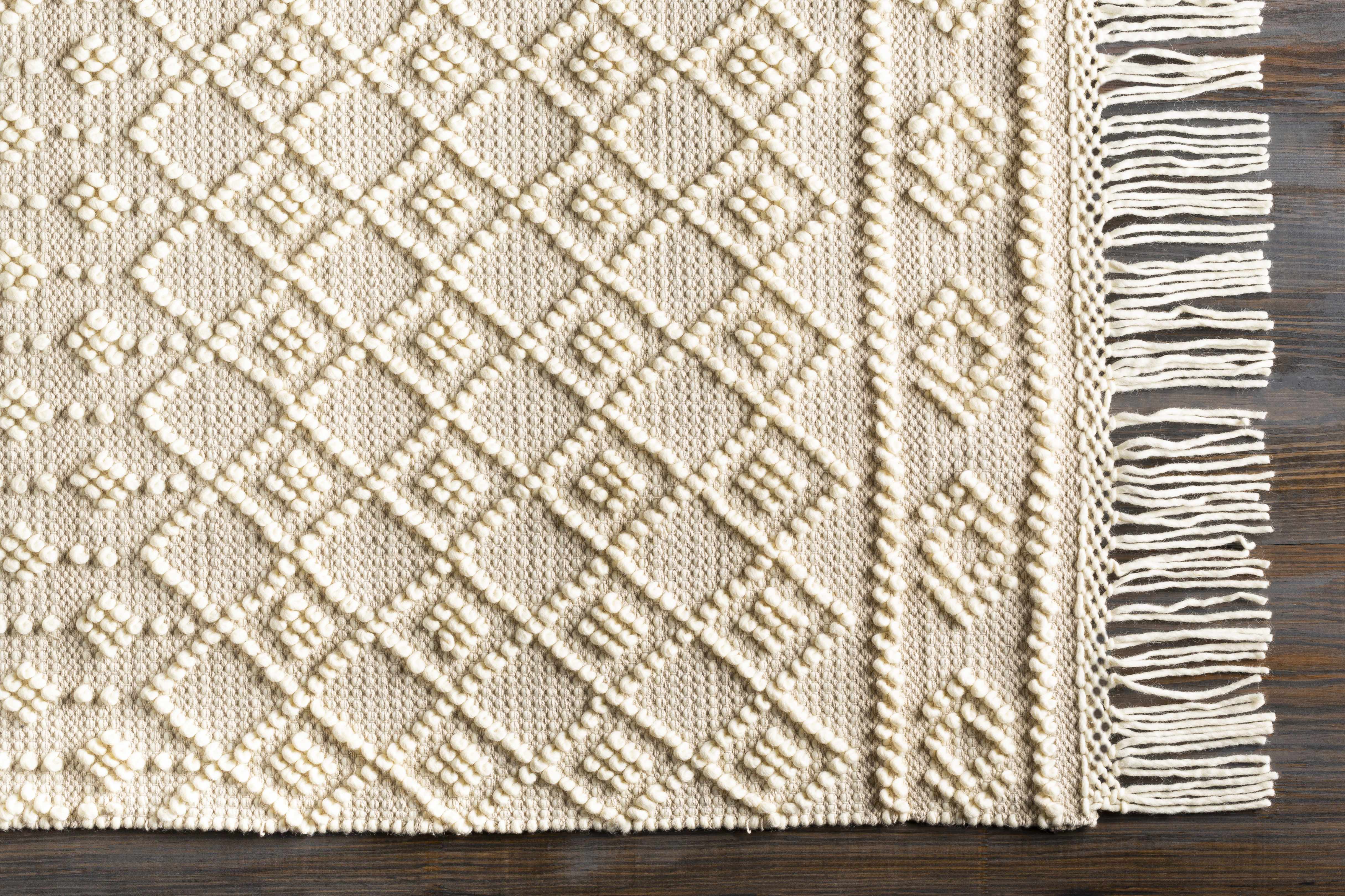 Brothers Beige Wool&Cotton Rug - Decor Addict, LLC