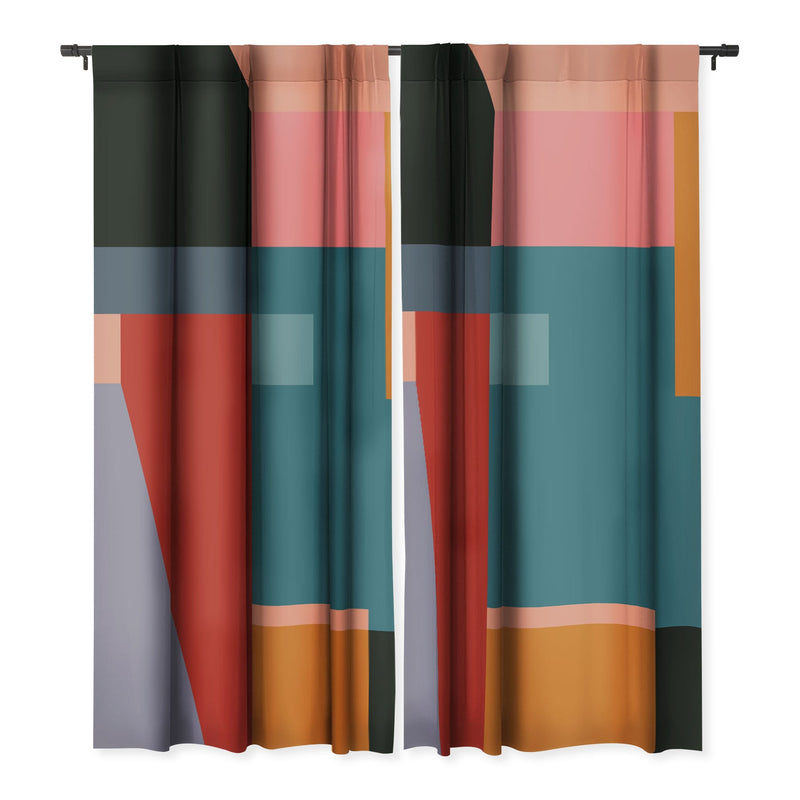 Geometric Abstract 252 by Gaite Window Treatment - Decor Addict, LLC