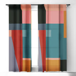 Geometric Abstract 252 by Gaite Window Treatment - Decor Addict, LLC